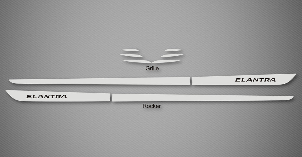 Rocker Trim Kit for 2011-2016 Hyundai Elantra