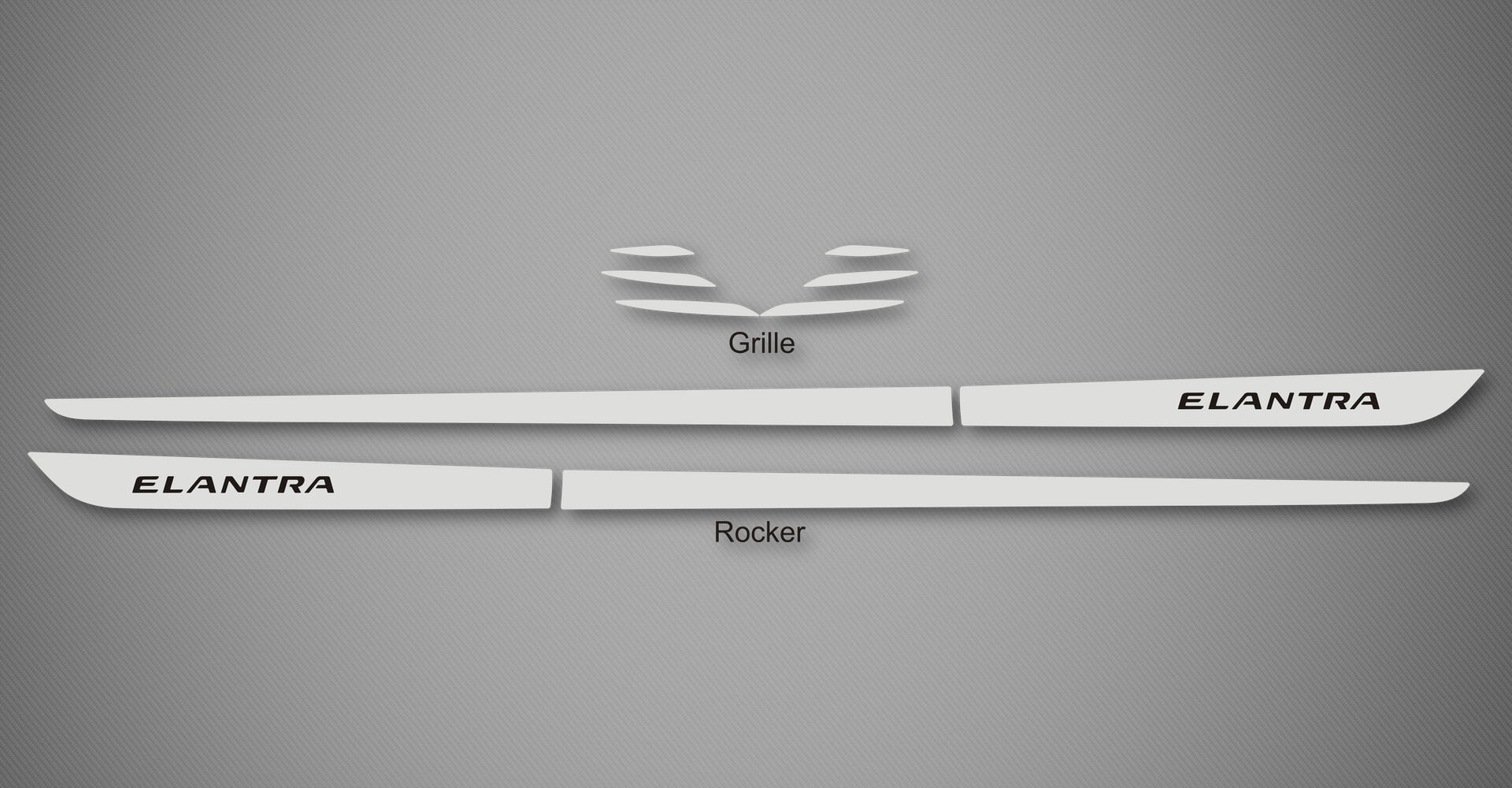 Rocker Trim Kit for 2011-2016 Hyundai Elantra