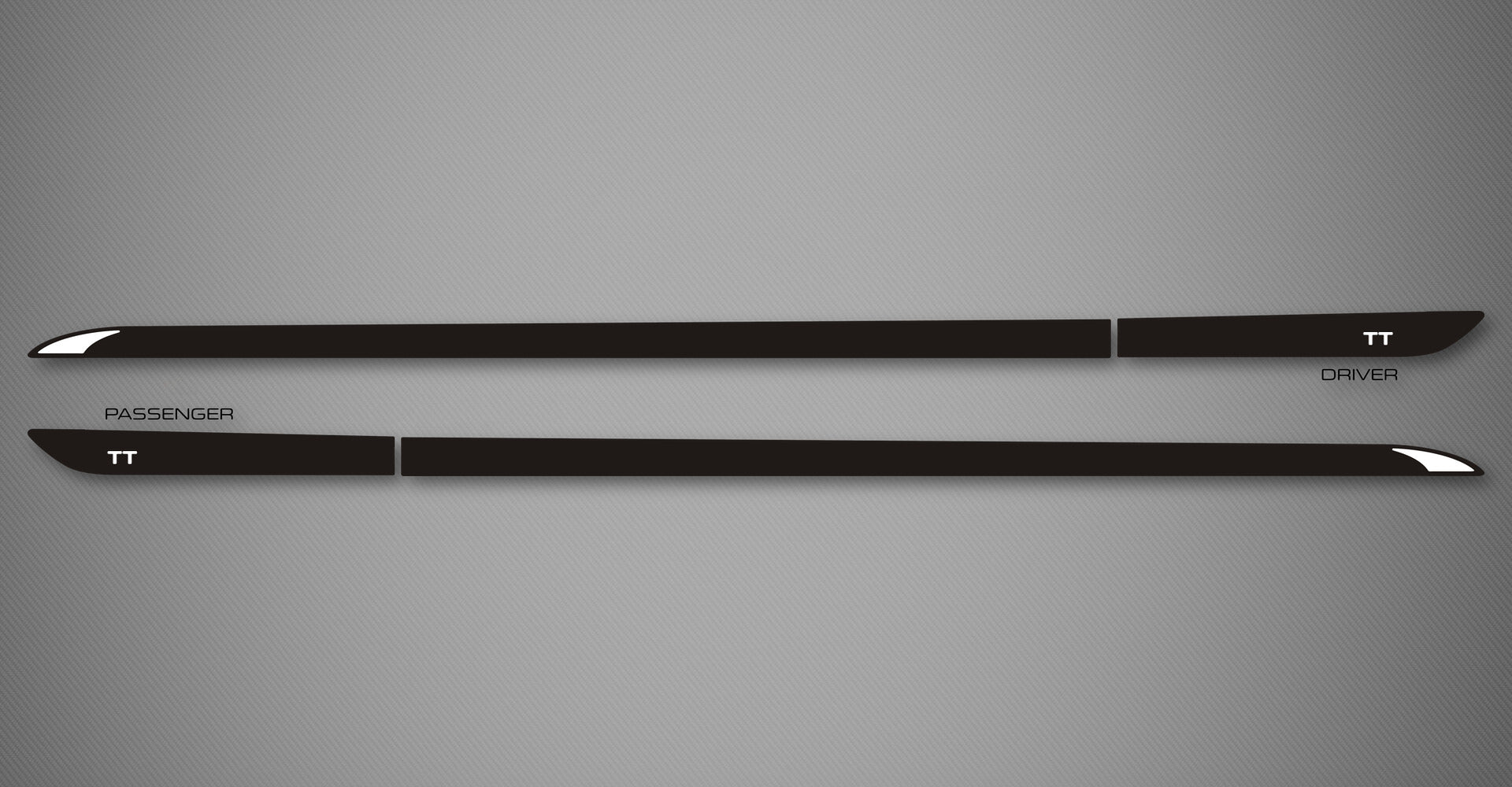 Venom S Body Side Moldings for 2014-2016 Audi TT (Coupe)