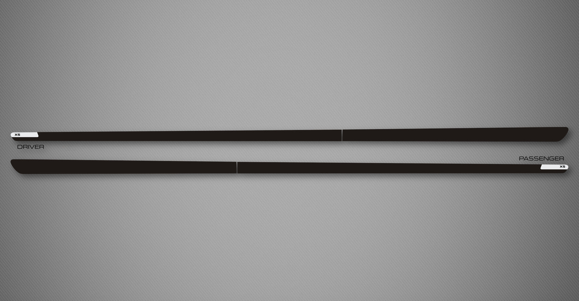 Azure S Body Side Moldings for 2014-2016 BMW X5