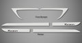 Rocker Trim Kit for 2010-2015 Hyundai Tucson
