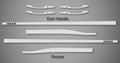 Rocker Trim Kit for 2013-2018 Acura RDX