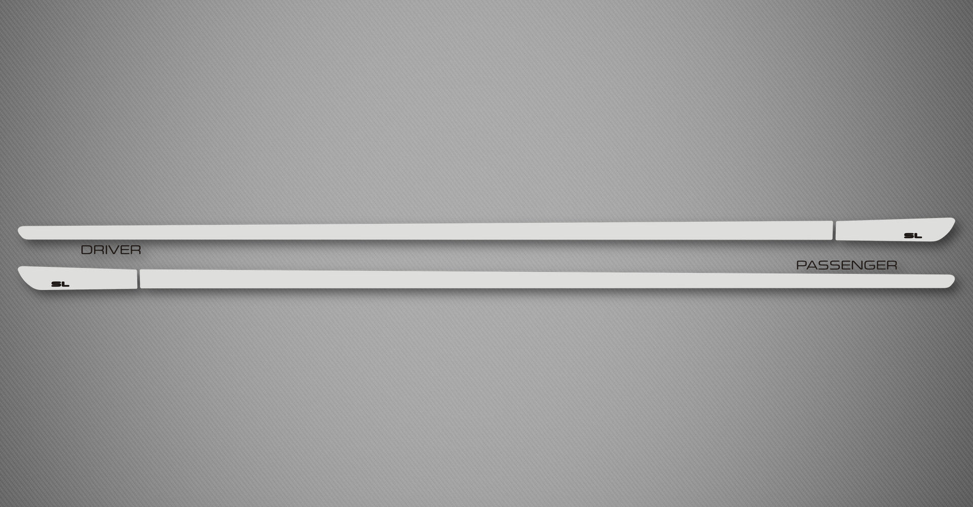 Chrome XS Body Side Moldings for 2012-2016 Mercedes-Benz SL-Class (Convertible)