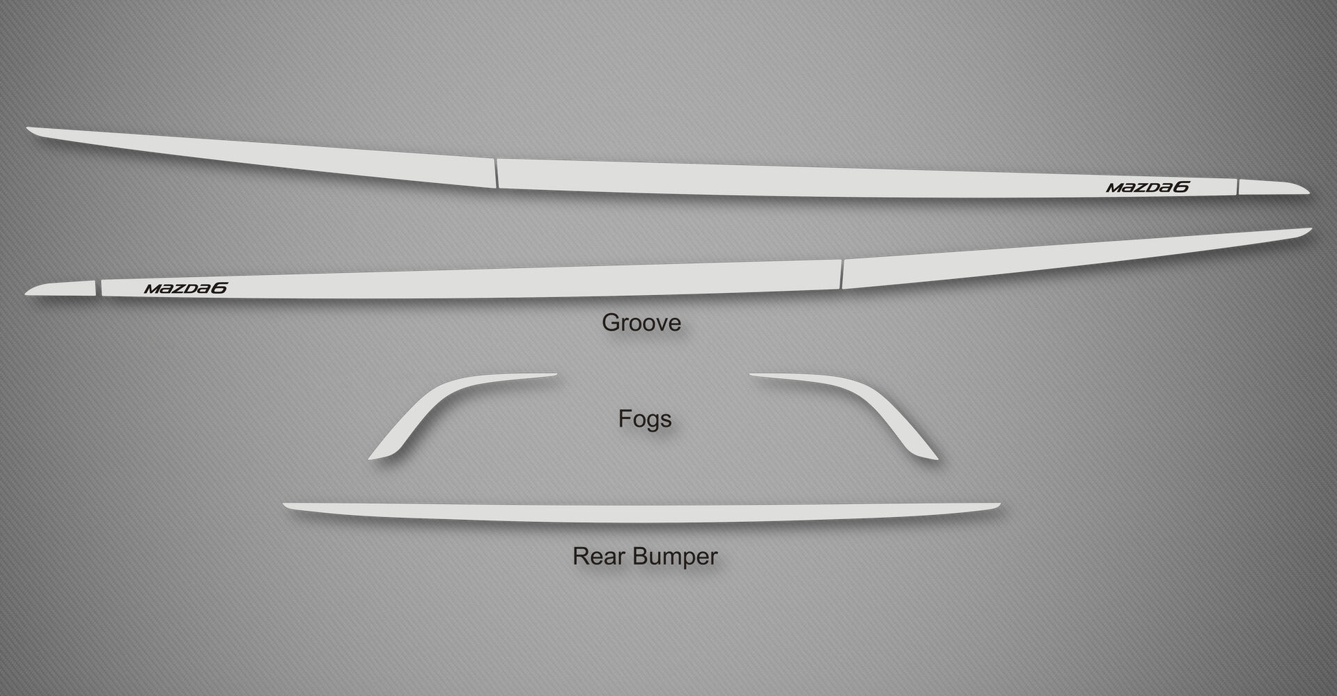 Groove Trim Kit for 2014-2019 Mazda 6