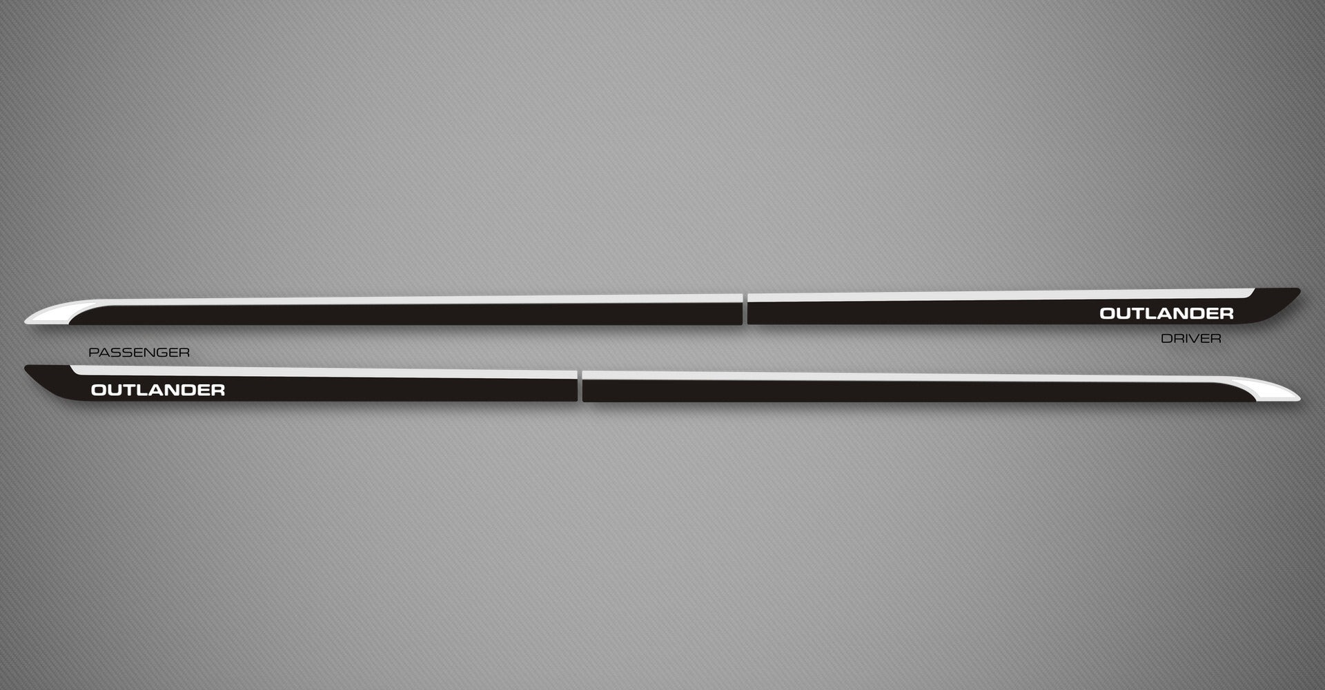 Venom B Body Side Moldings for 2016-2021 Mitsubishi Outlander