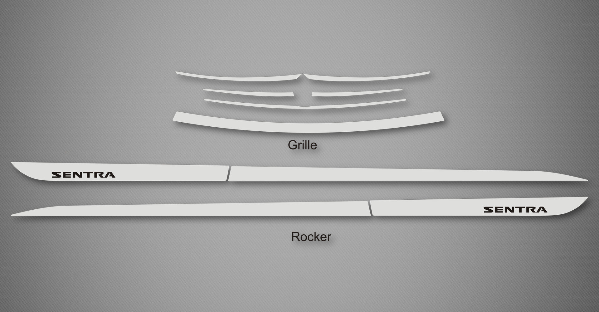 Rocker Trim Kit for 2013-2019 Nissan Sentra