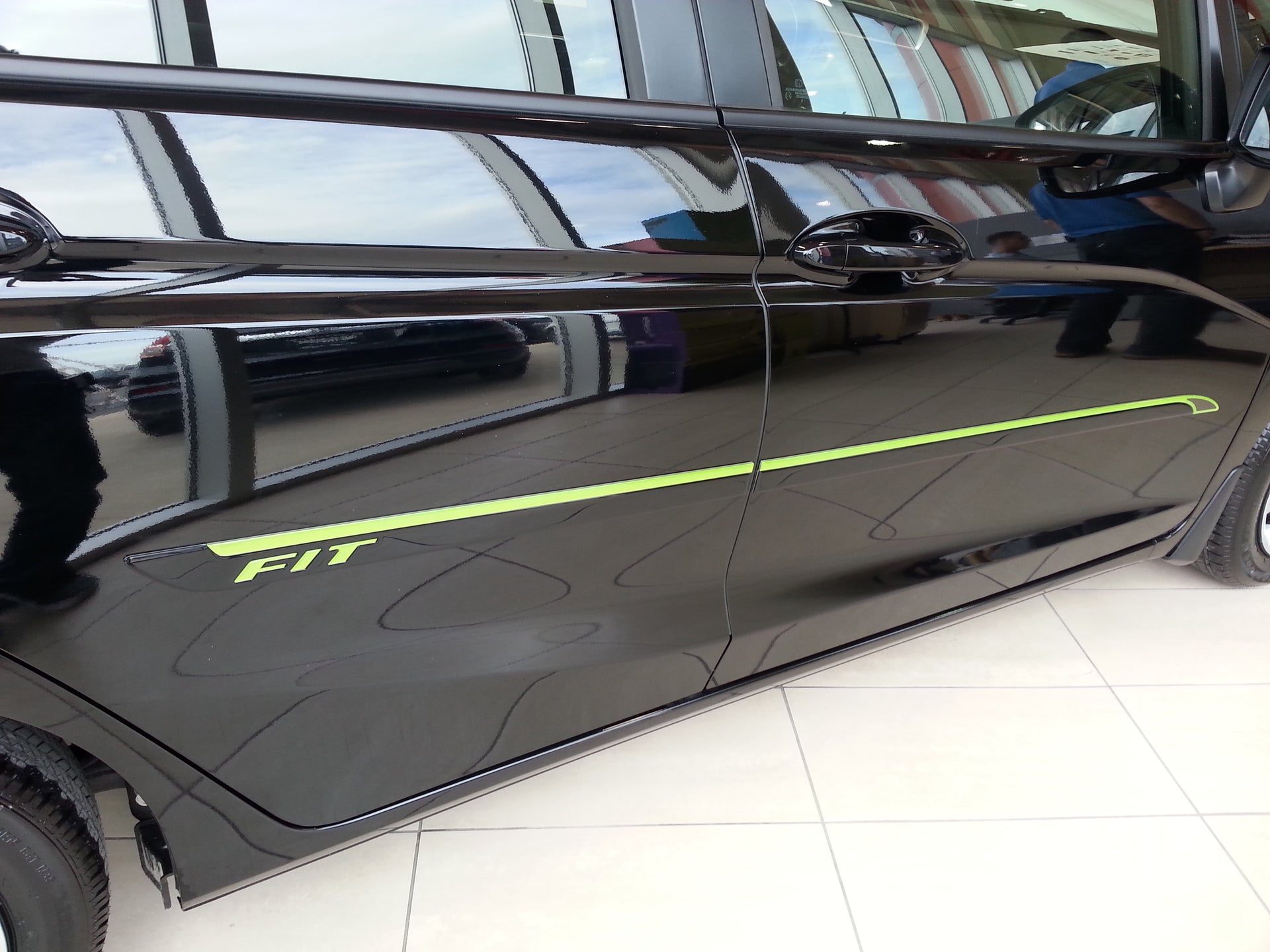 Venom B Body Side Moldings for 2009-2014 Honda Fit (Hatchback) — 5