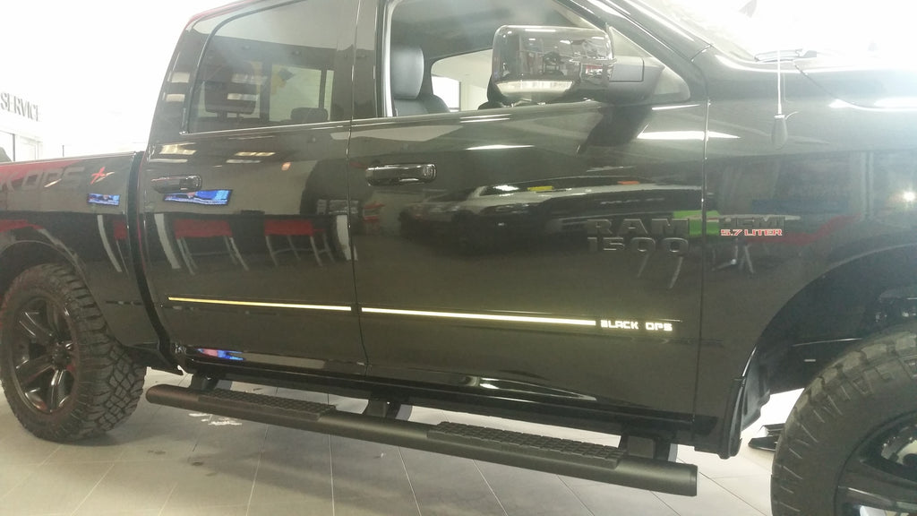 Venom B Body Side Moldings for 2009-2018 Dodge Ram Pickup 1500 (Crew Cab) — 2