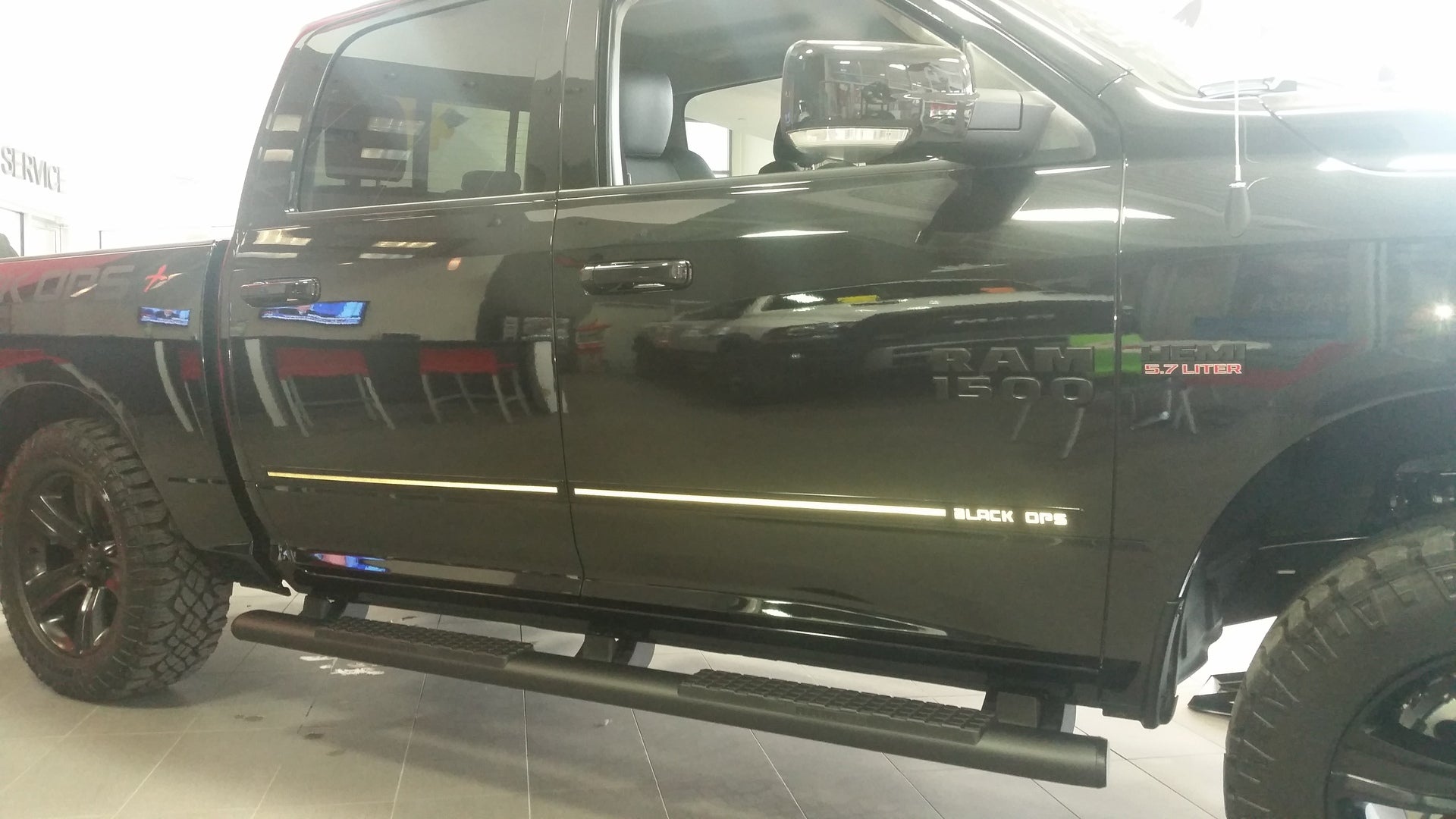Venom B Body Side Moldings for 2009-2018 Dodge Ram Pickup 1500 (Crew Cab) — 2