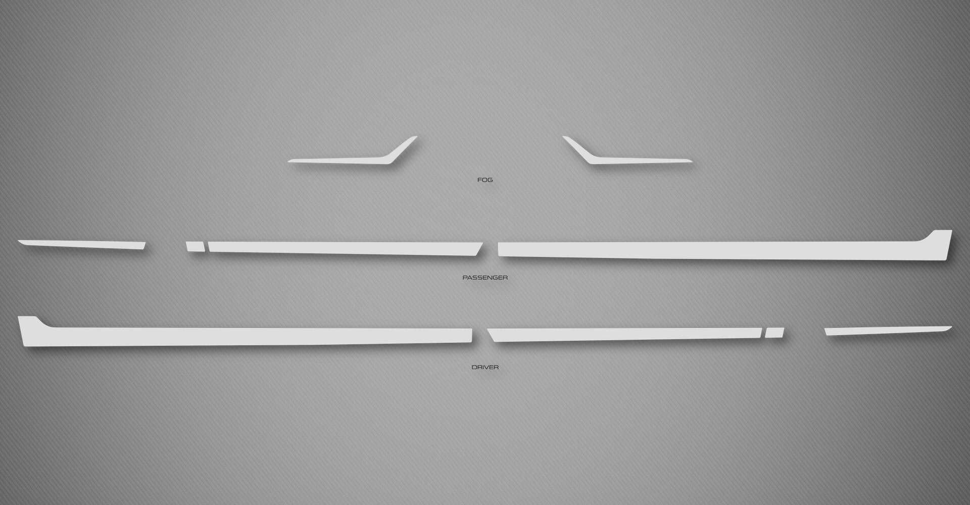 Rocker Trim Kit for 2016-2018 Toyota RAV4