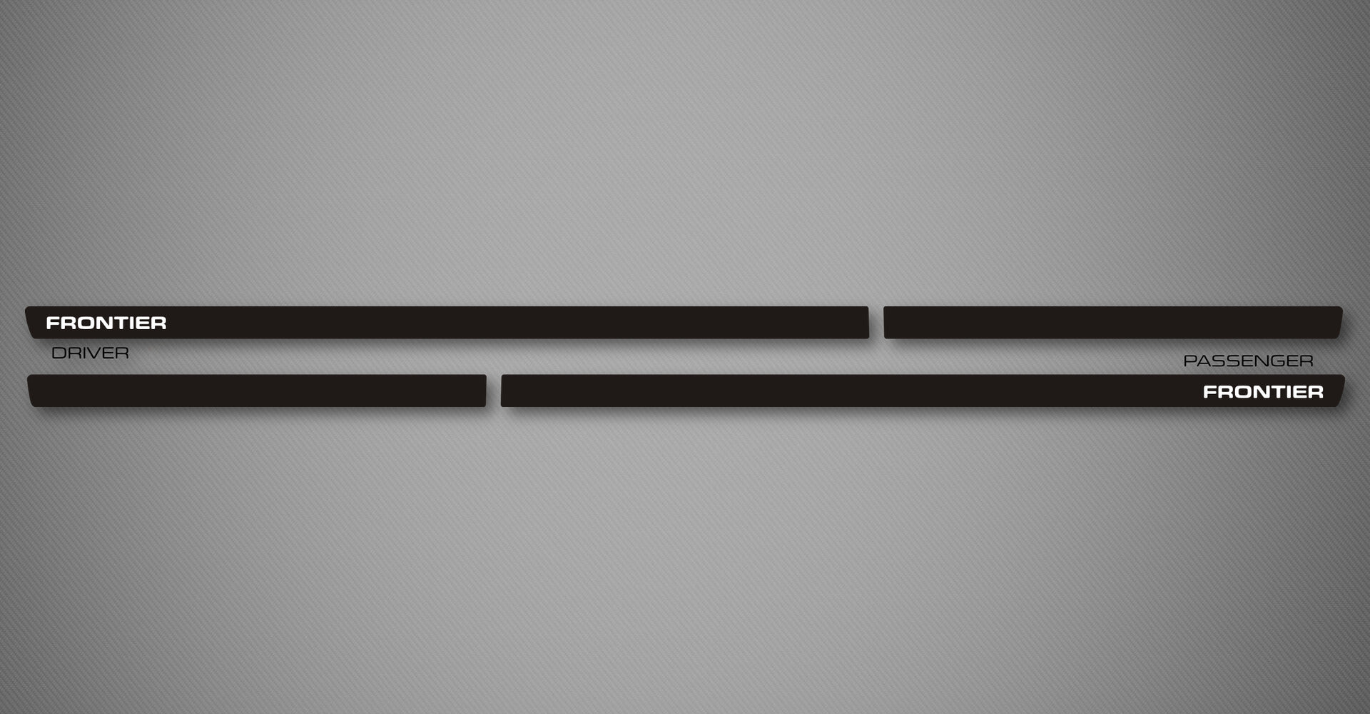 Azure S Body Side Moldings for 2007-2019 Nissan Frontier (King Cab)