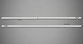 Azure S Body Side Moldings for 2016-2021 Nissan Titan XD (Crew Cab)