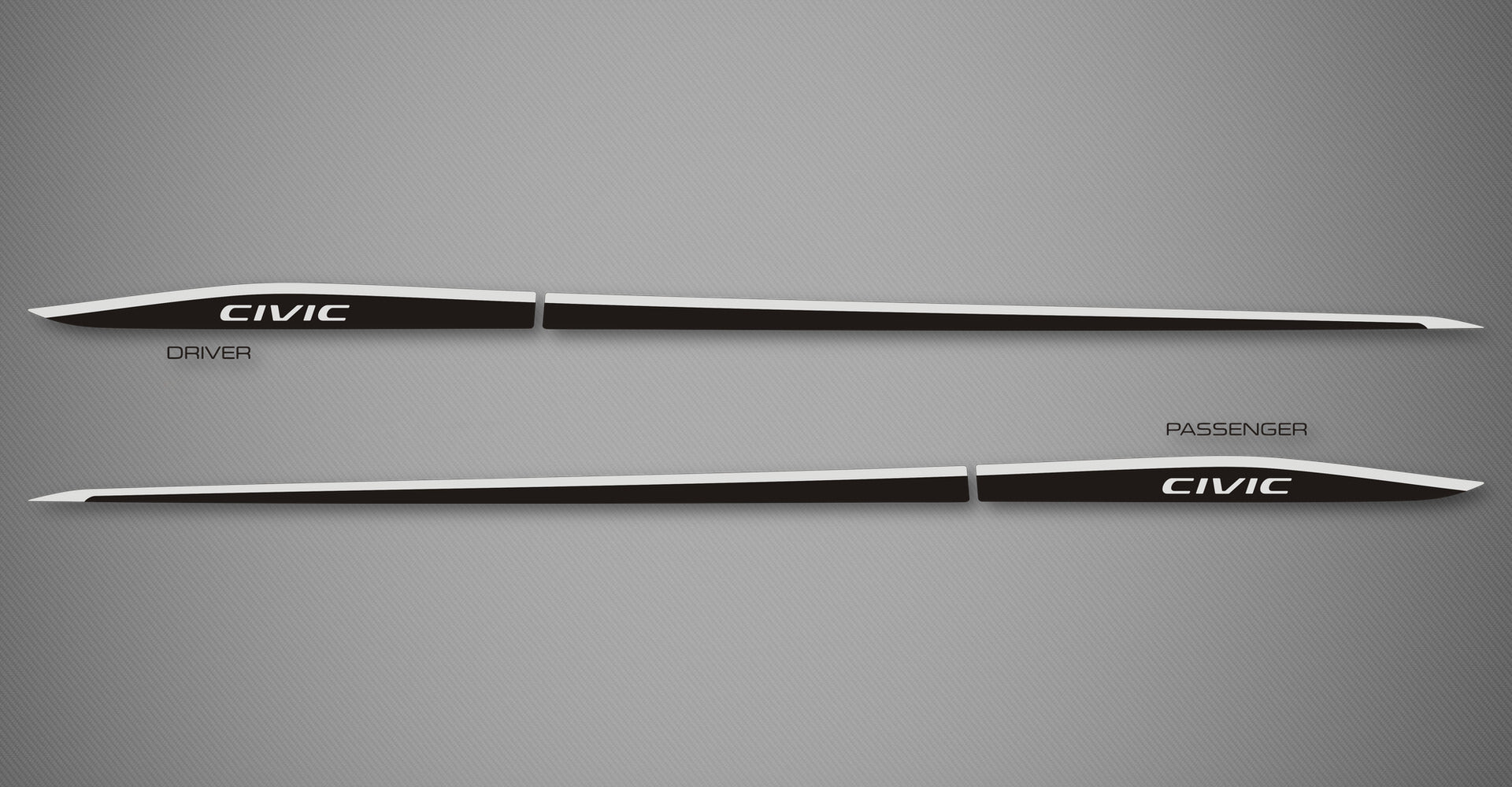 Rocker Trims (2Tone) for 2016-2021 Honda Civic