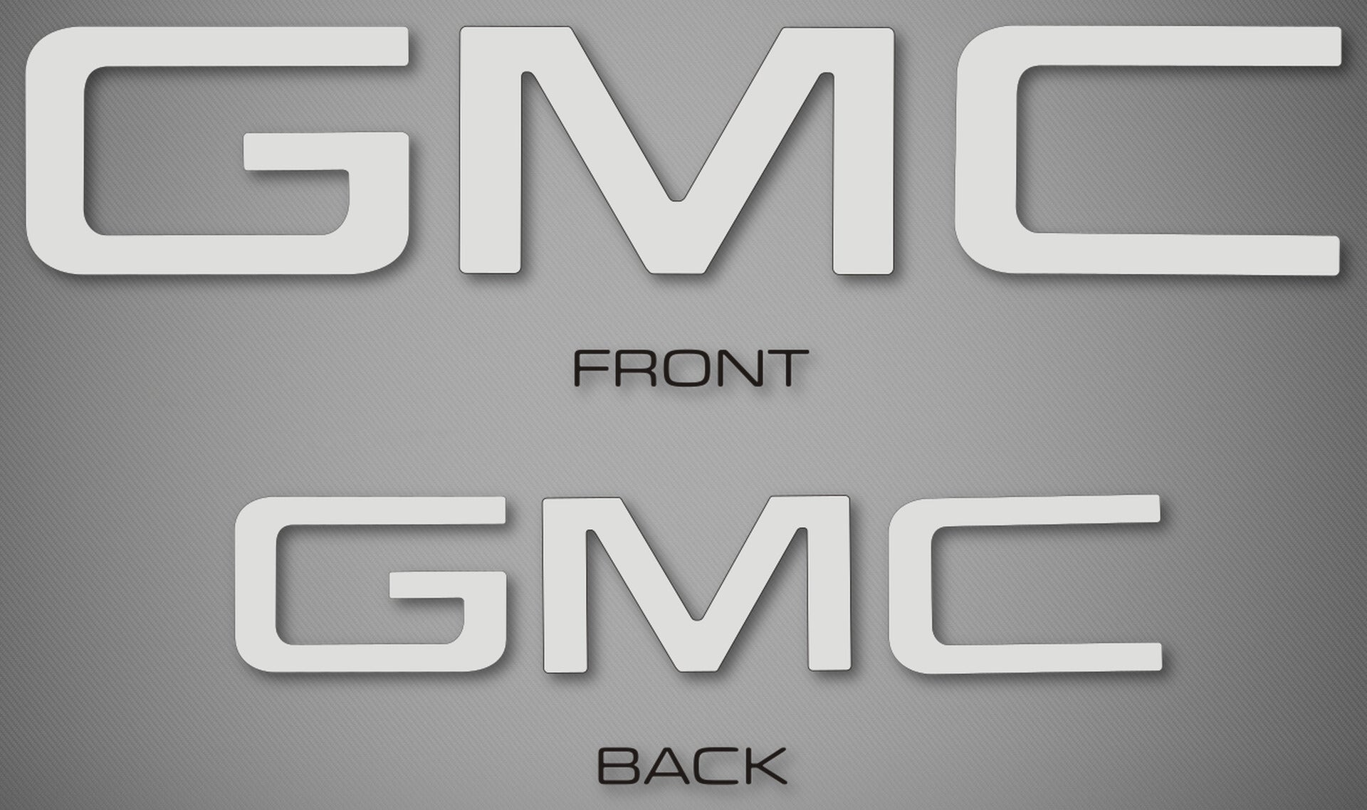 Hood and Tailgate Logo Kit for 2018-2025 GMC Terrain