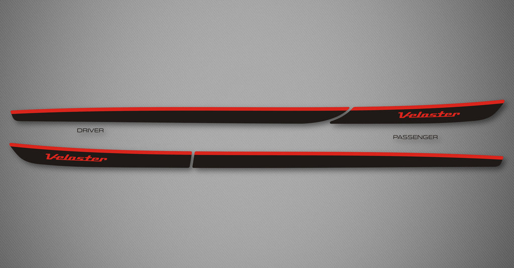 Rocker Trims (2Tone) for 2019-2021 Hyundai Veloster (Hatchback)
