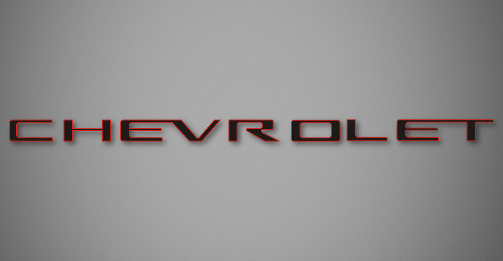 2-Tone Tailgate Logo for 2019-2026 Chevrolet Silverado 1500 (Crew Cab)