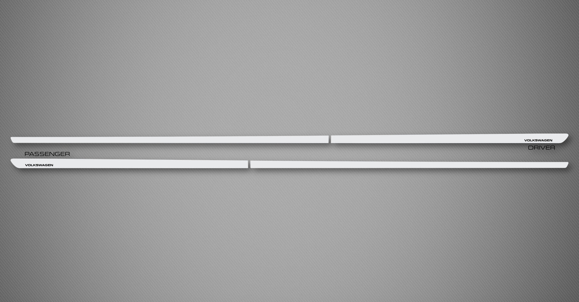 Chrome XS Body Side Moldings for 2019-2026 Volkswagen Jetta