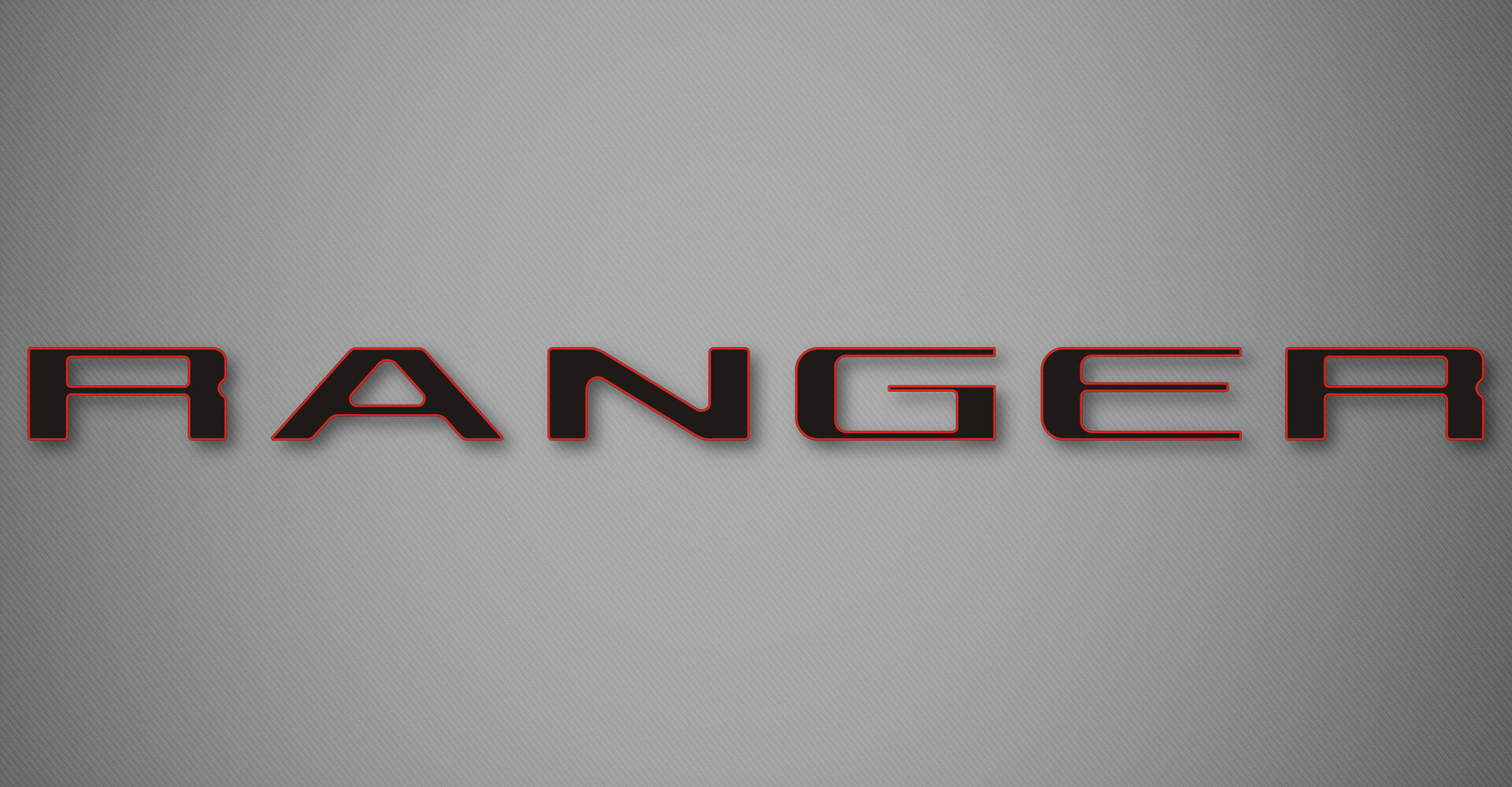 2-Tone Tailgate Logo for 2019-2022 Ford Ranger (SuperCab)