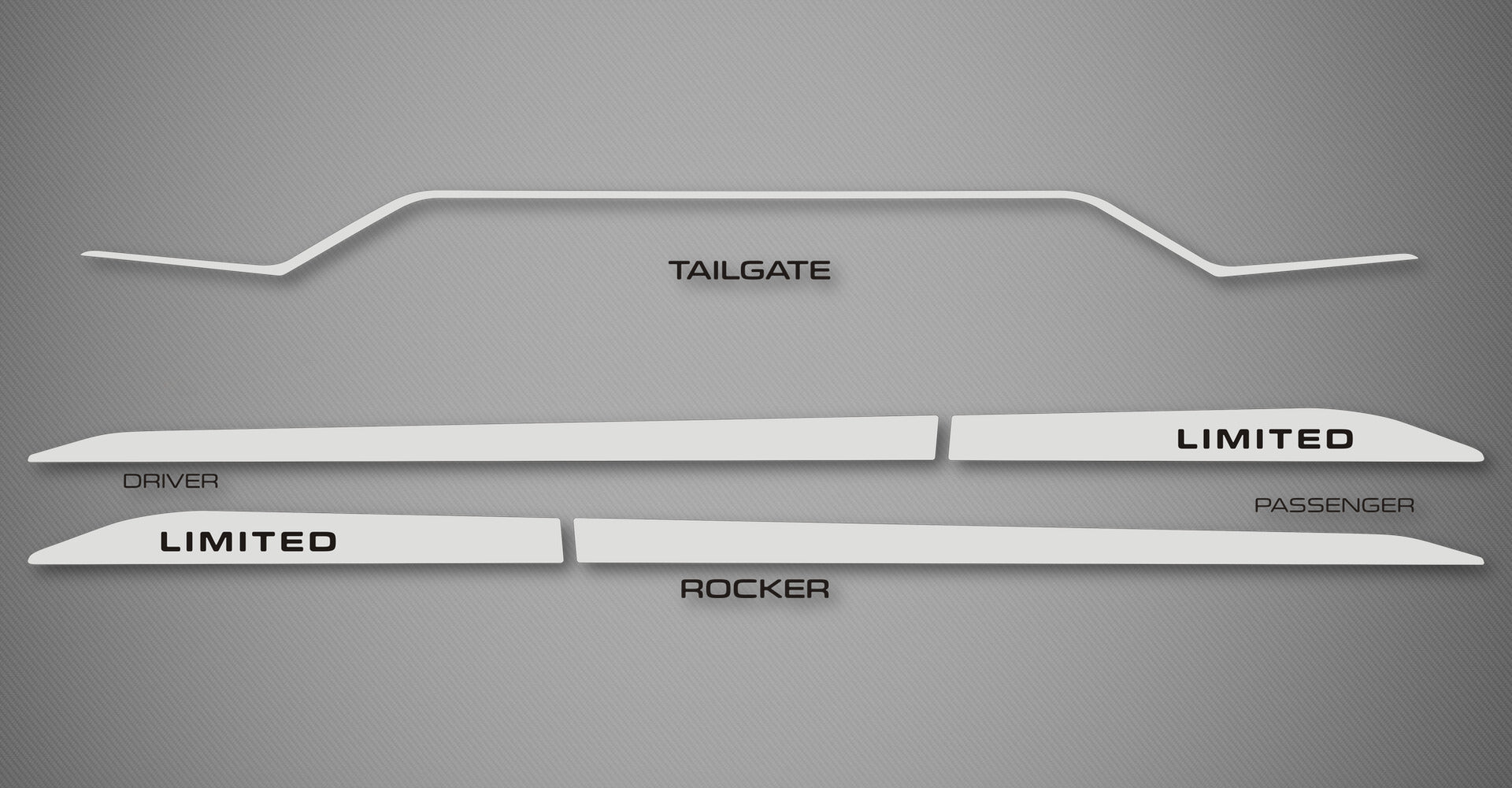 Rocker Trim Kit for 2019-2025 Toyota RAV4