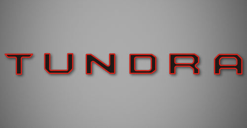 2-Tone Tailgate Logo for 2014-2021 Toyota Tundra (Double Cab)