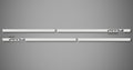 Chrome XS Body Side Moldings for 2019-2026 GMC Sierra 1500 AT4 (Double Cab, Cut-Out)