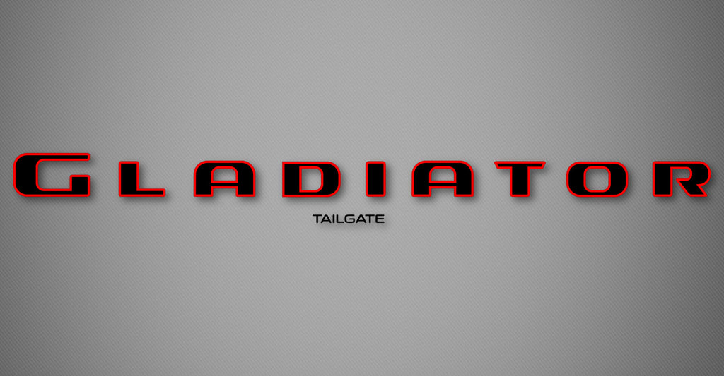Tailgate Logo for 2020-2026 Jeep Gladiator