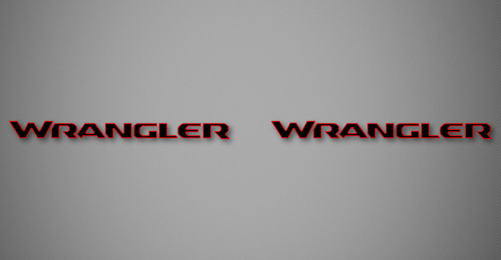 2-Tone Hood Logo for 2018-2026 Jeep Wrangler