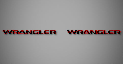 2-Tone Hood Logo for 2018-2026 Jeep Wrangler
