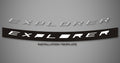 Hood Logo for 2020-2024 Ford Explorer