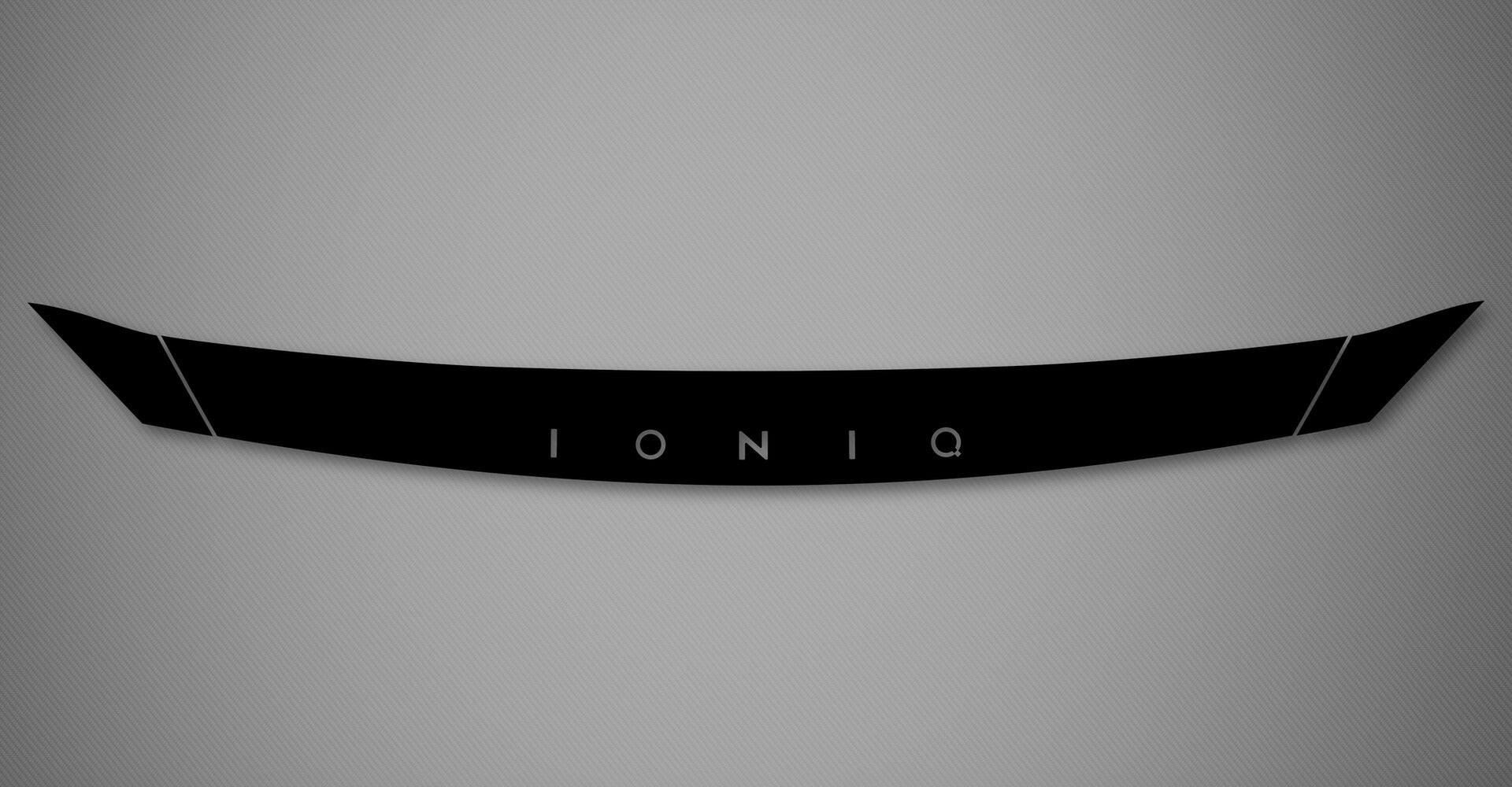 Hood Protector w/ Logo for 2018-2019 Hyundai Ioniq (Hatchback)