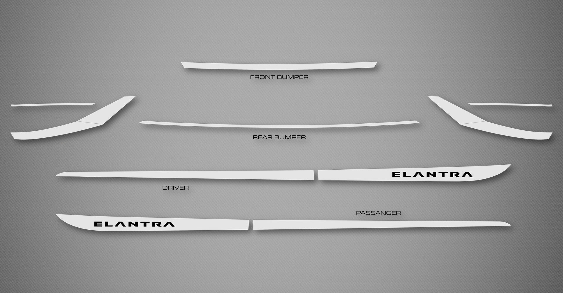 Rocker Trim Kit for 2021-2023 Hyundai Elantra