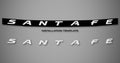 Hood Logo for 2021-2023 Hyundai Santa Fe