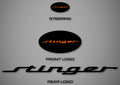 Hood and Tailgate Logo Kit for 2018-2023 Kia Stinger