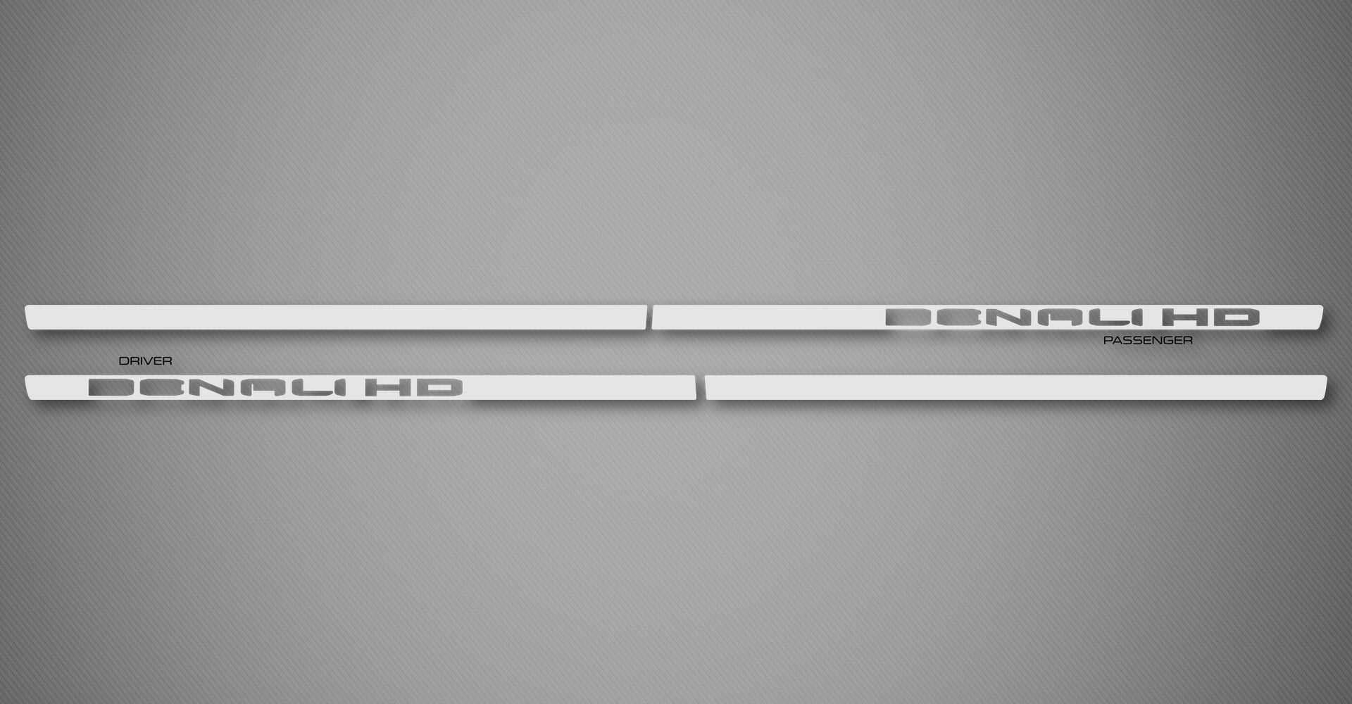 Chrome XS Body Side Moldings for 2020-2026 GMC Sierra 2500HD Denali (Crew Cab, Cut-Out)