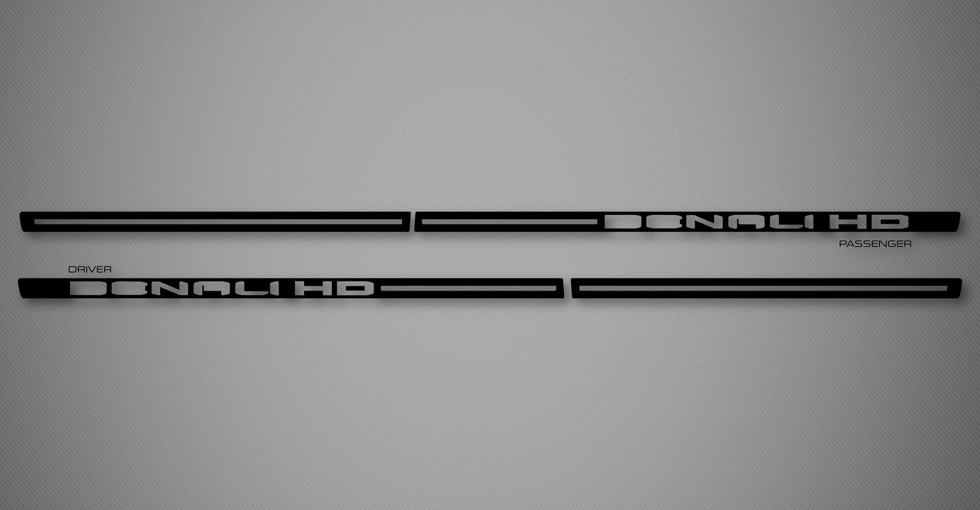 Venom B Body Side Moldings for 2020-2026 GMC Sierra 2500HD Denali (Double Cab, Cut-Out)