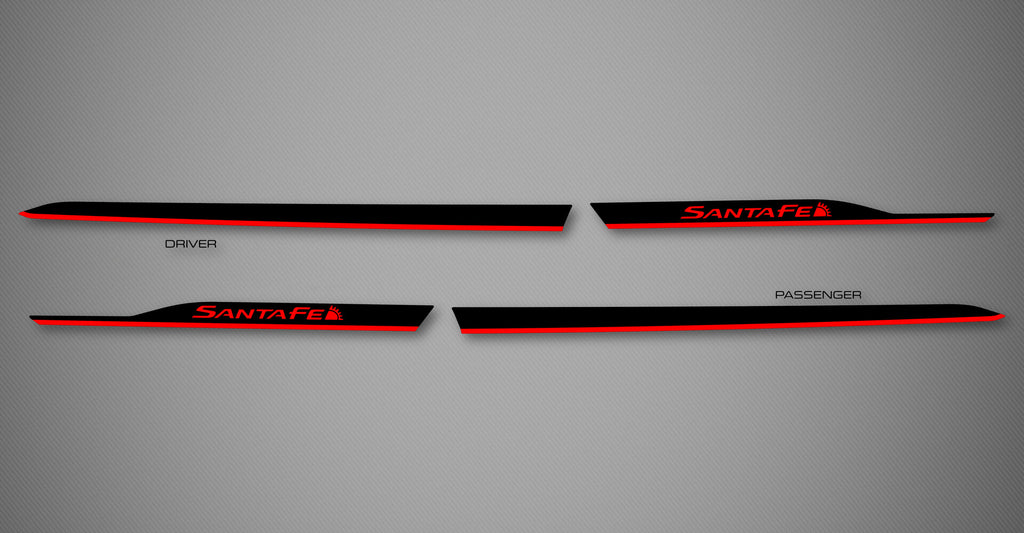 Rocker Trims (2Tone) for 2019-2023 Hyundai Santa Fe