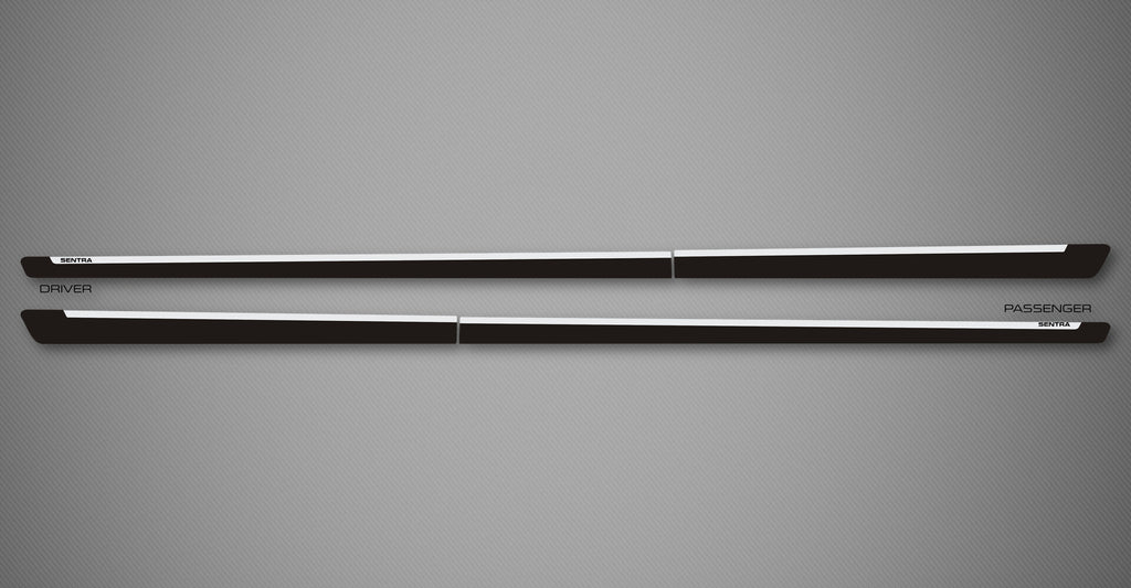 Azure C Body Side Moldings for 2013-2025 Nissan Sentra