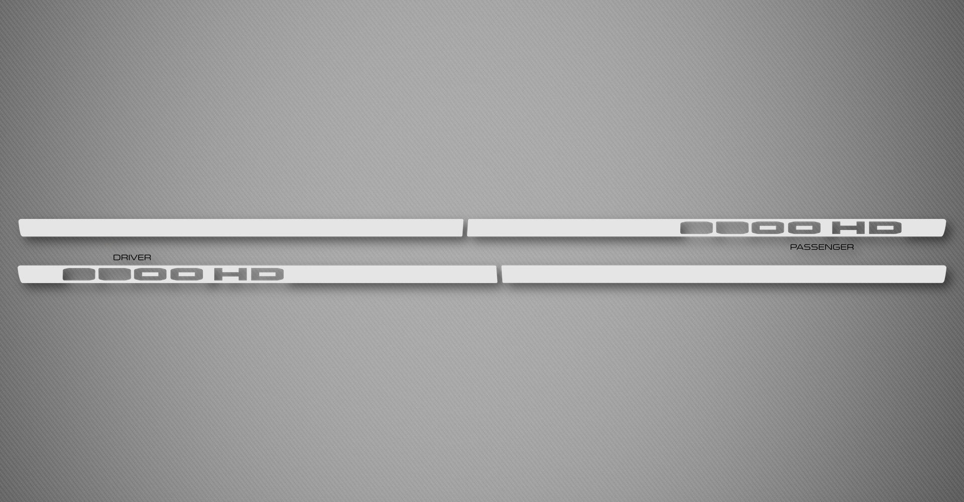 Chrome XS Body Side Moldings for 2020-2026 GMC Sierra 2500HD AT4 (Crew Cab, Cut-Out)