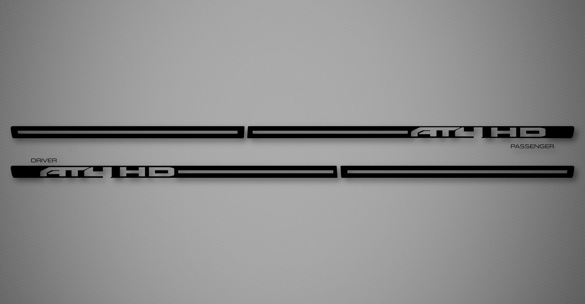 Venom B Body Side Moldings for 2020-2026 GMC Sierra 2500HD AT4 (Double Cab, Cut-Out)
