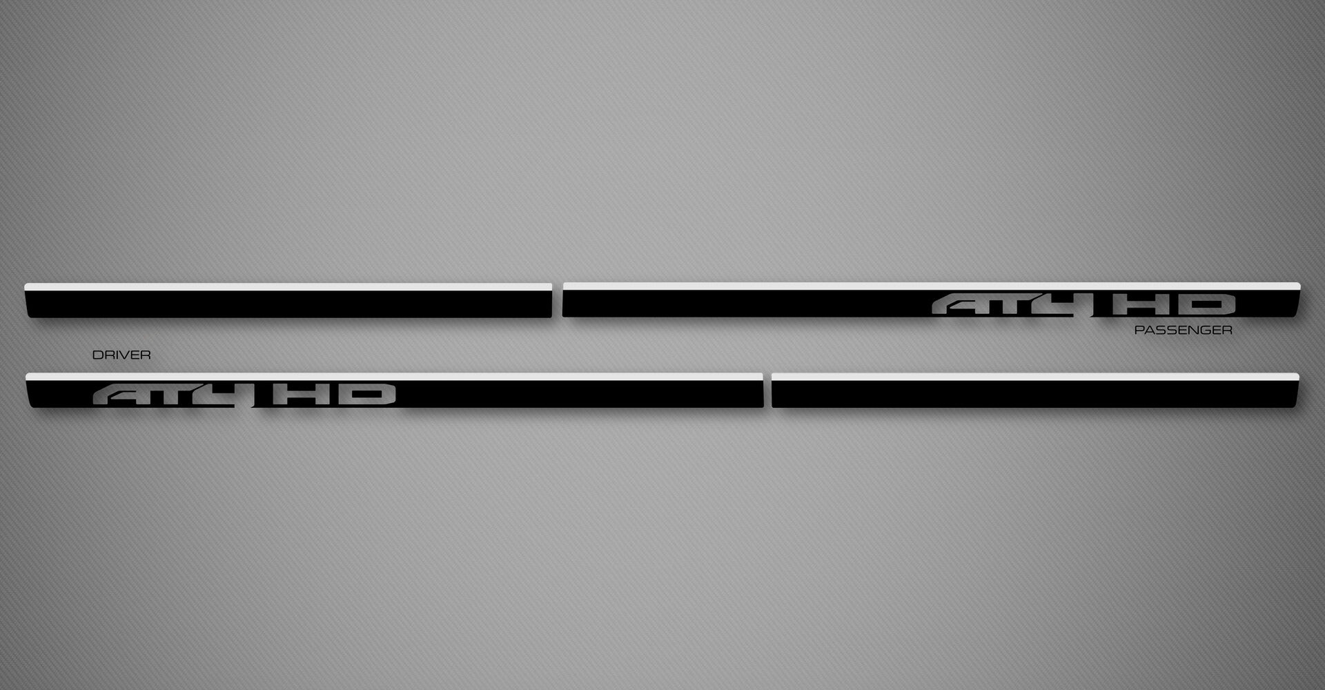 Azure C Body Side Moldings for 2020-2026 GMC Sierra 2500HD AT4 (Double Cab, Cut-Out)