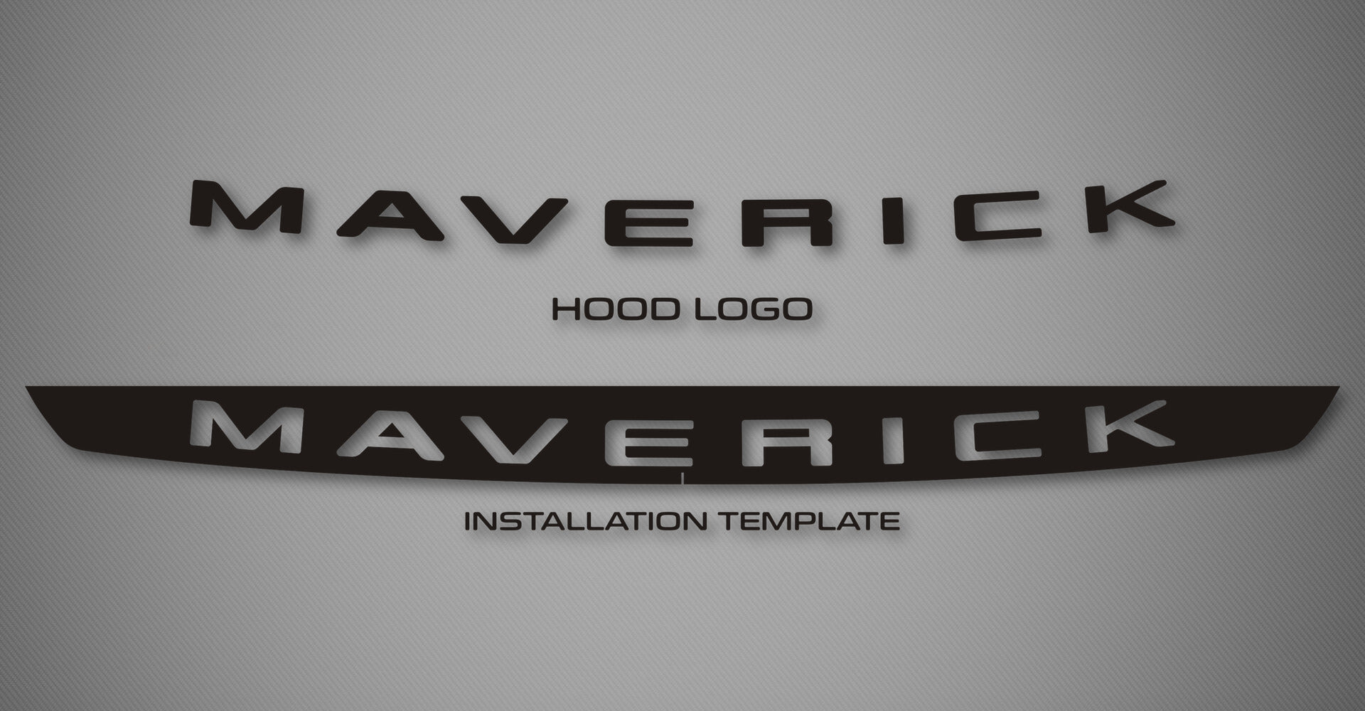Hood Logo for 2022-2026 Ford Maverick