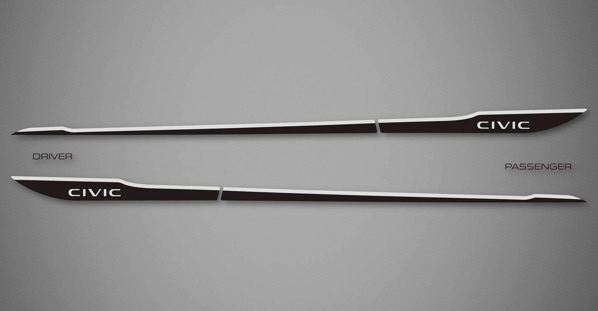 Rocker Trims (2Tone) for 2022-2026 Honda Civic