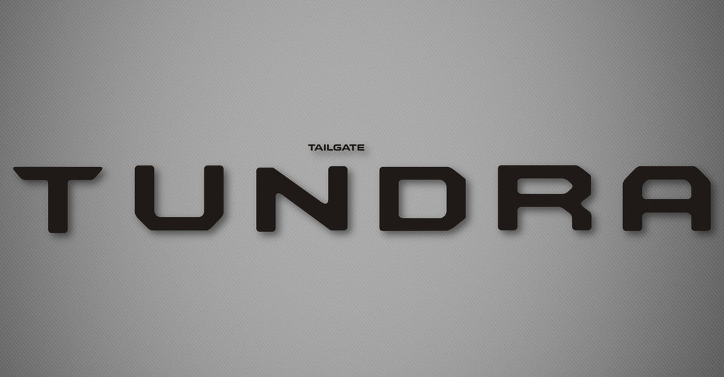 Tailgate Logo for 2023-2026 Toyota Tundra (CrewMax Cab)