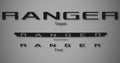 Hood and Tailgate Logo Kit for 2019-2022 Ford Ranger (SuperCab)