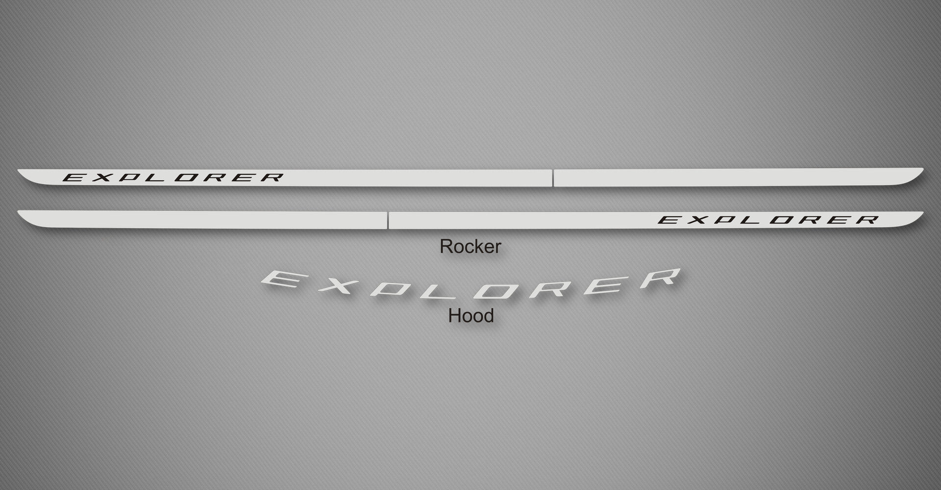Rocker Trims for 2011-2019 Ford Explorer