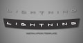 Hood Logo for 2022-2026 Ford F-150 Lightning (Crew Cab)