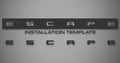 Tailgate Logo for 2020-2026 Ford Escape