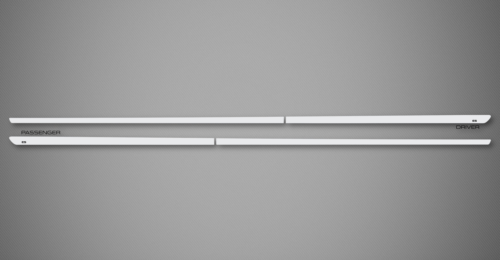 Chrome XS Body Side Moldings for 2019-2025 Lexus ES 300h