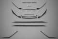 Rocker Trim Kit for 2015-2017 Ford Mustang (Convertible)