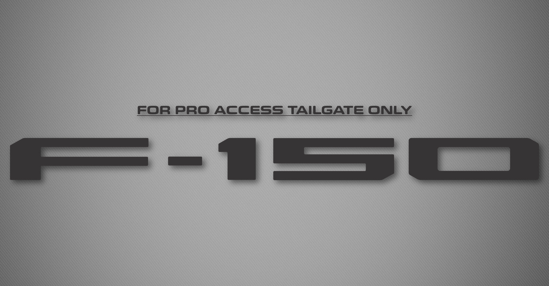 Tailgate Logo for 2025-2026 Ford F-150 (Regular Cab)